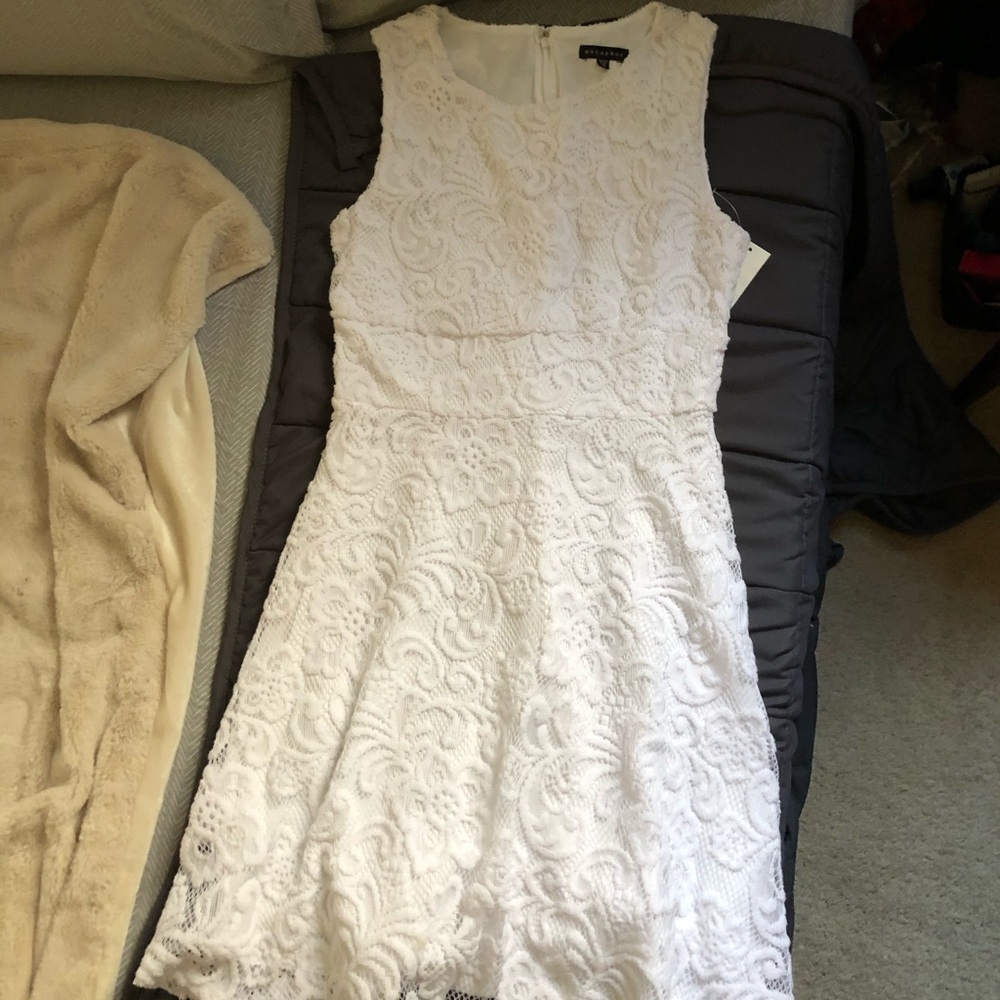 COPY - White lace bachelorette/bridal shower dres…